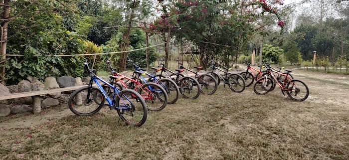 bikes in chitwan