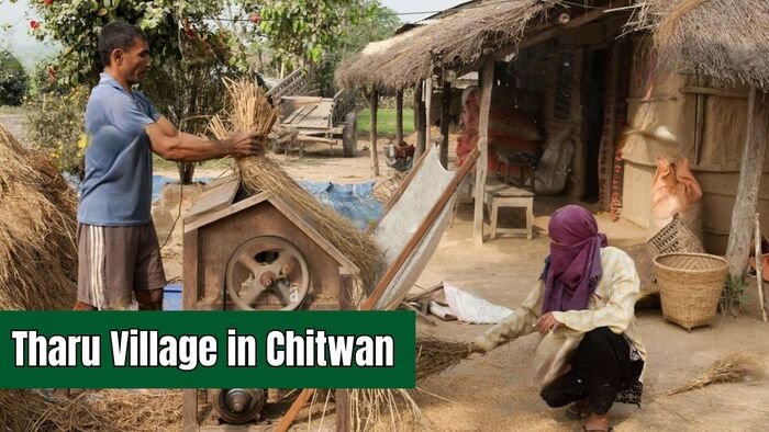 Tharu Village in chitwan